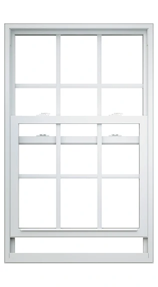 250 sliding hung window white