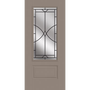 fiberglass entry door with glass